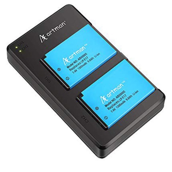 Artman Camera Battery’s With Charger - Picture 4 of 6